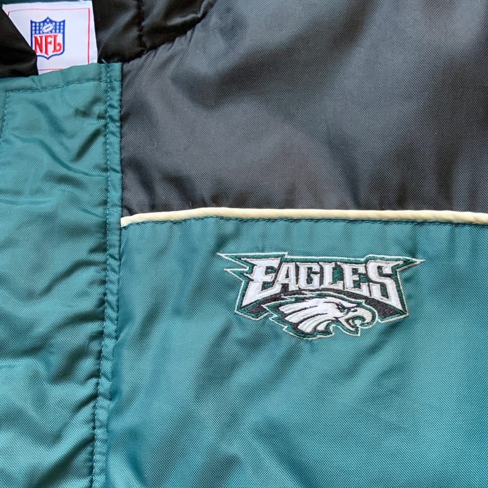 NFL Eagles Green and Black Jacket